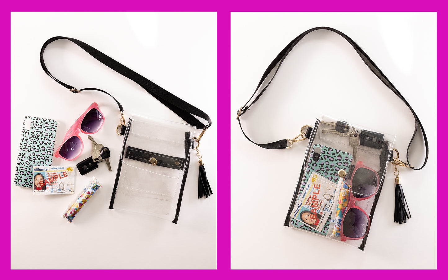 The Clear Stadium-Approved Crossbody Bag